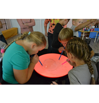 Мастер-класс по мыльным пузырям!